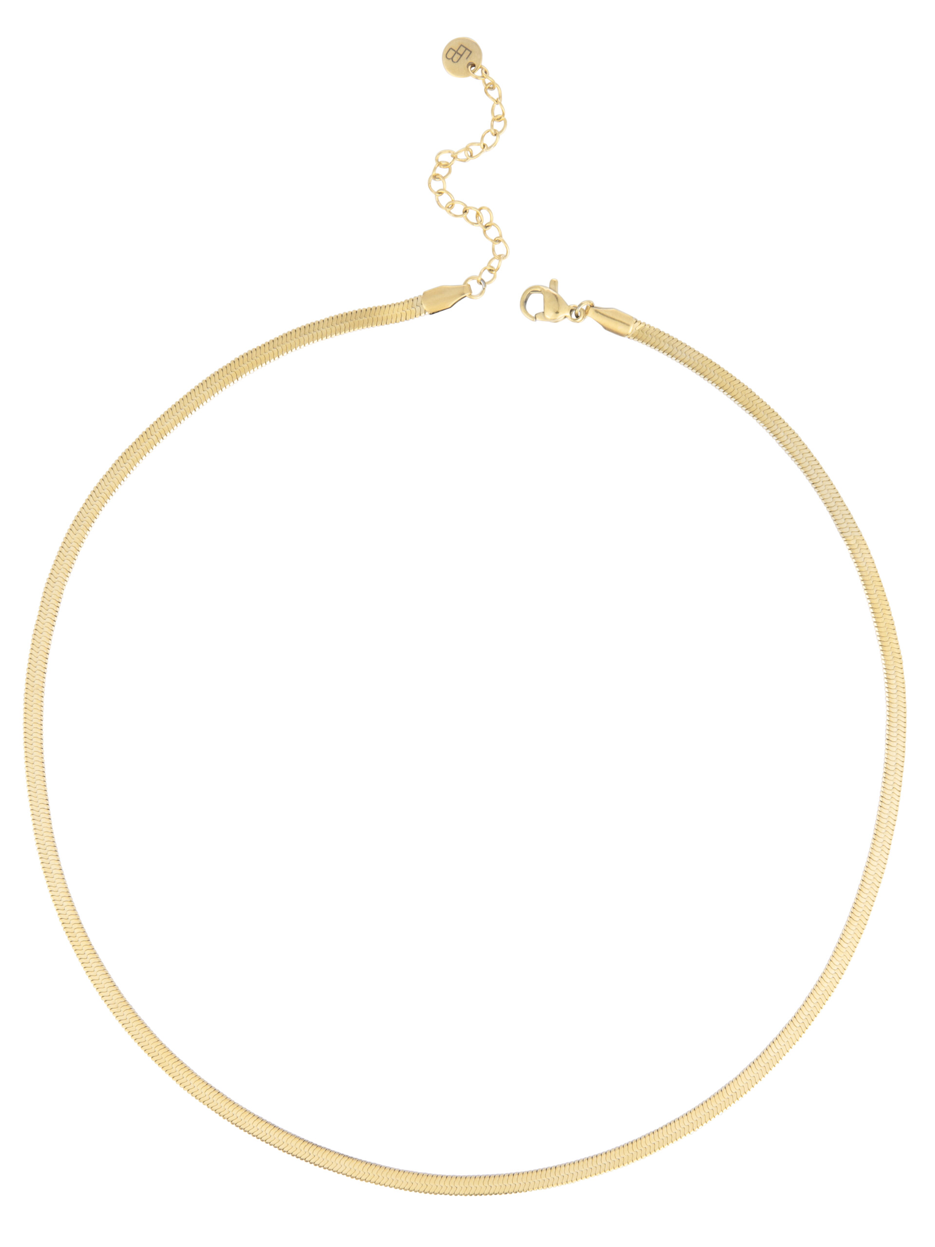 Snake Ketting Verguld Goud