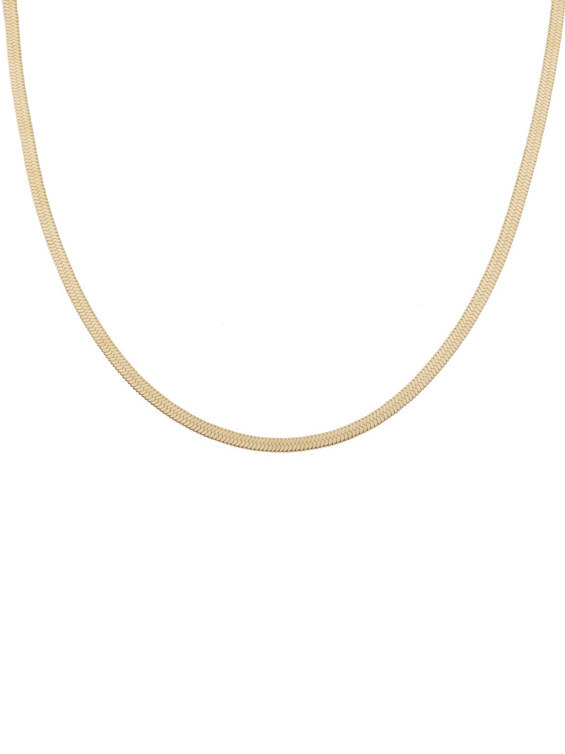 Snake Ketting Verguld Goud main image 1